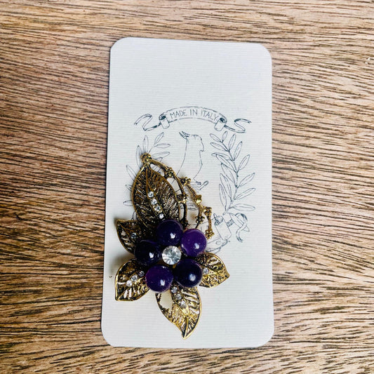Spilla di Alta Moda con Cristalli